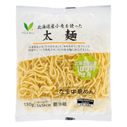 北海道産小麦を使った太麺