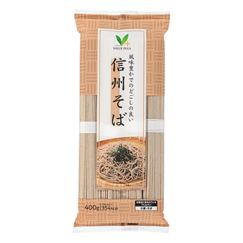 風味豊かでのどごしの良い　信州そば