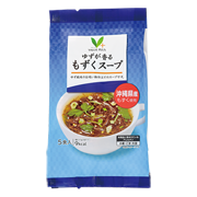 ゆずが香る　もずくスープ