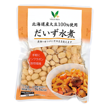 北海道産大豆１００％使用だいず水煮