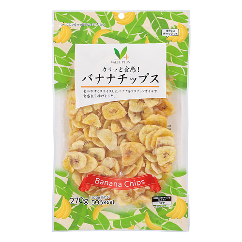 カリッと食感！バナナチップス｜商品ラインナップ：Ｖマーク：信頼の