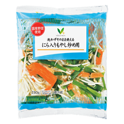 洗わずそのまま使える　にら入りもやし野菜炒め用