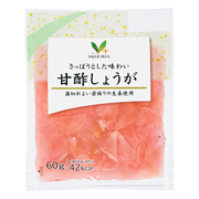 さっぱりとした味わい　甘酢しょうが