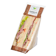 ポテトとパストラミポークのサンド
