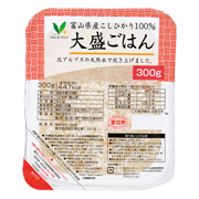 富山県産こしひかり１００％　大盛ごはん