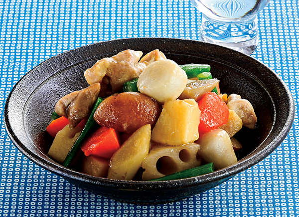 鶏肉と根菜の煮物