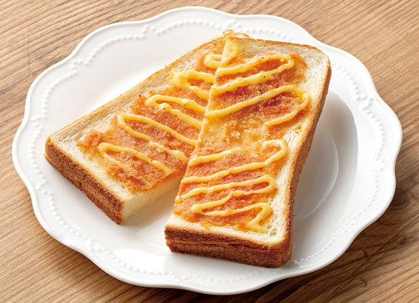 明太バターのっけパン