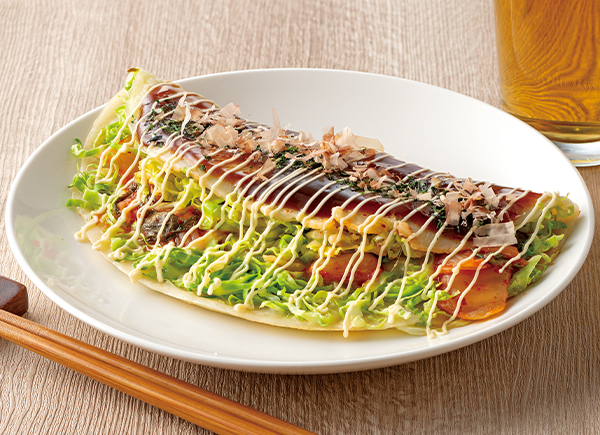 ボリューム満点キャベツ焼き