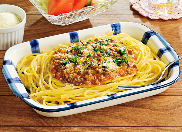 ケチャップが決め手！懐かしいミートソーススパゲッティ