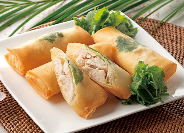 エスニックサラダチキン春巻き