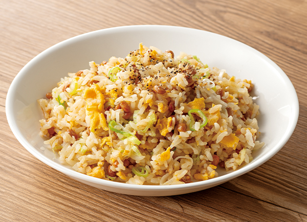 鶏がらスープ活用術！　納豆チャーハン