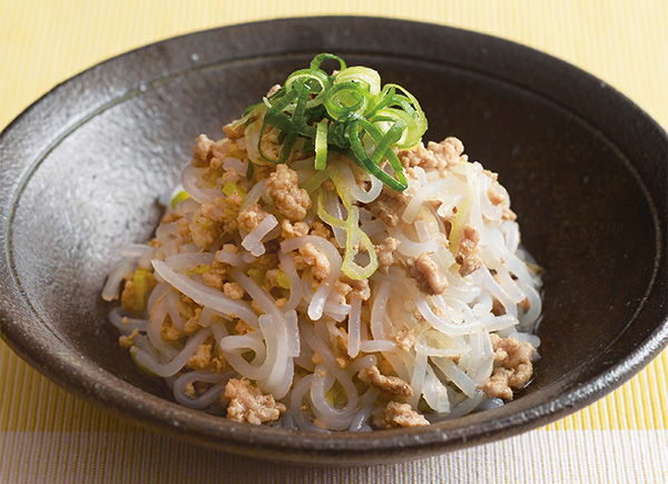 しらたきとひき肉の煮物