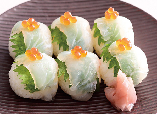 鯛の手まり寿司 おすすめレシピ ｖマーク 信頼の生活ブランド