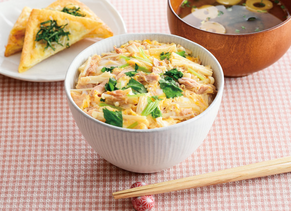 ツナの卵丼