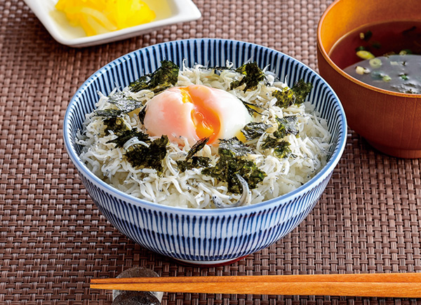 しらすの温玉のせ丼