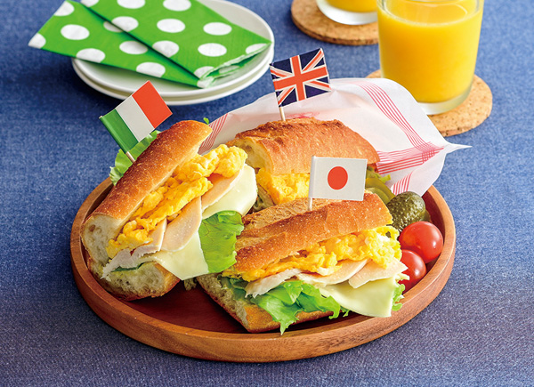 はさんで簡単!バケットサンド