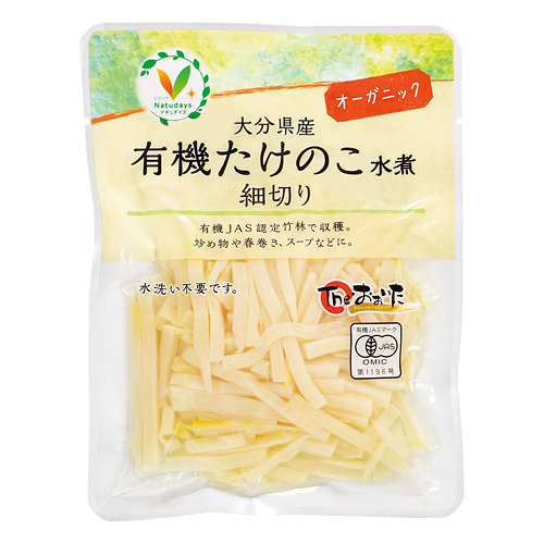 大分県産有機たけのこ 細切り｜Vマーク：信頼の生活ブランド｜株式会社
