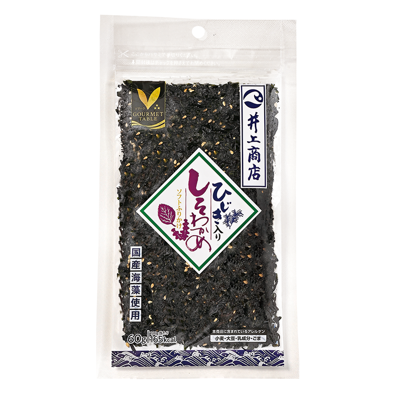 ひじき入りしそわかめ ソフトふりかけ｜Vマーク：信頼の生活ブランド