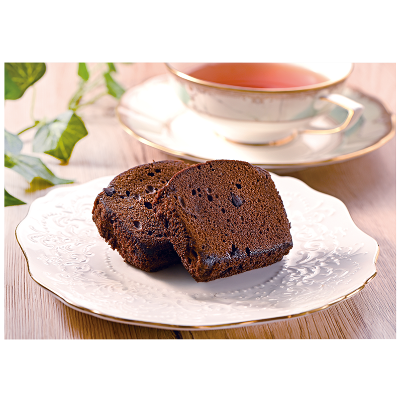 お値打ち♪新品同様◎定番トップス◎ブラウン系◎定価¥27,500 ほろ苦いココアの風味 パウンドケーキ ビターチョコ｜Vマーク：信頼の