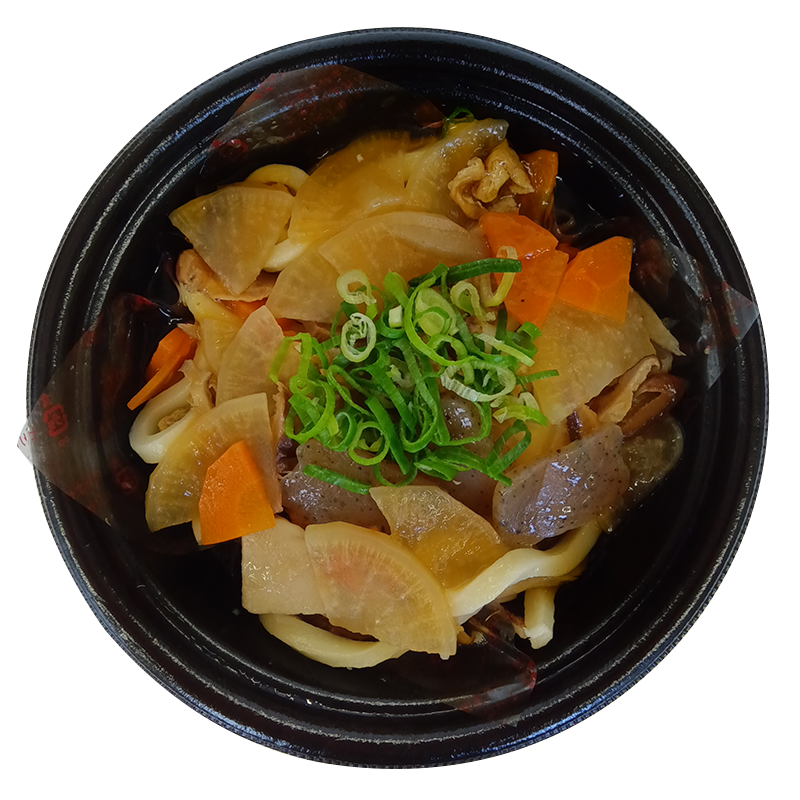 具だくさんの野菜けんちんうどん｜Vマーク：信頼の生活ブランド｜株式