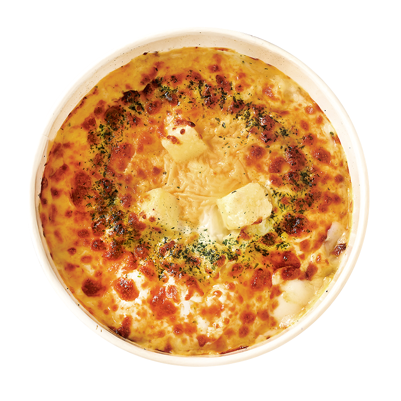 ちーずぐらたん໒꒱.* 日比谷松本楼料理長監修 チーズが伸び〜る！8種のチーズグラタン｜V