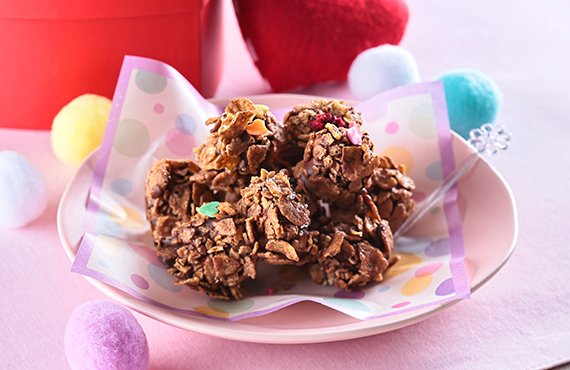 コーンフレークチョコ味｜Vマーク：信頼の生活ブランド｜株式会社八社会