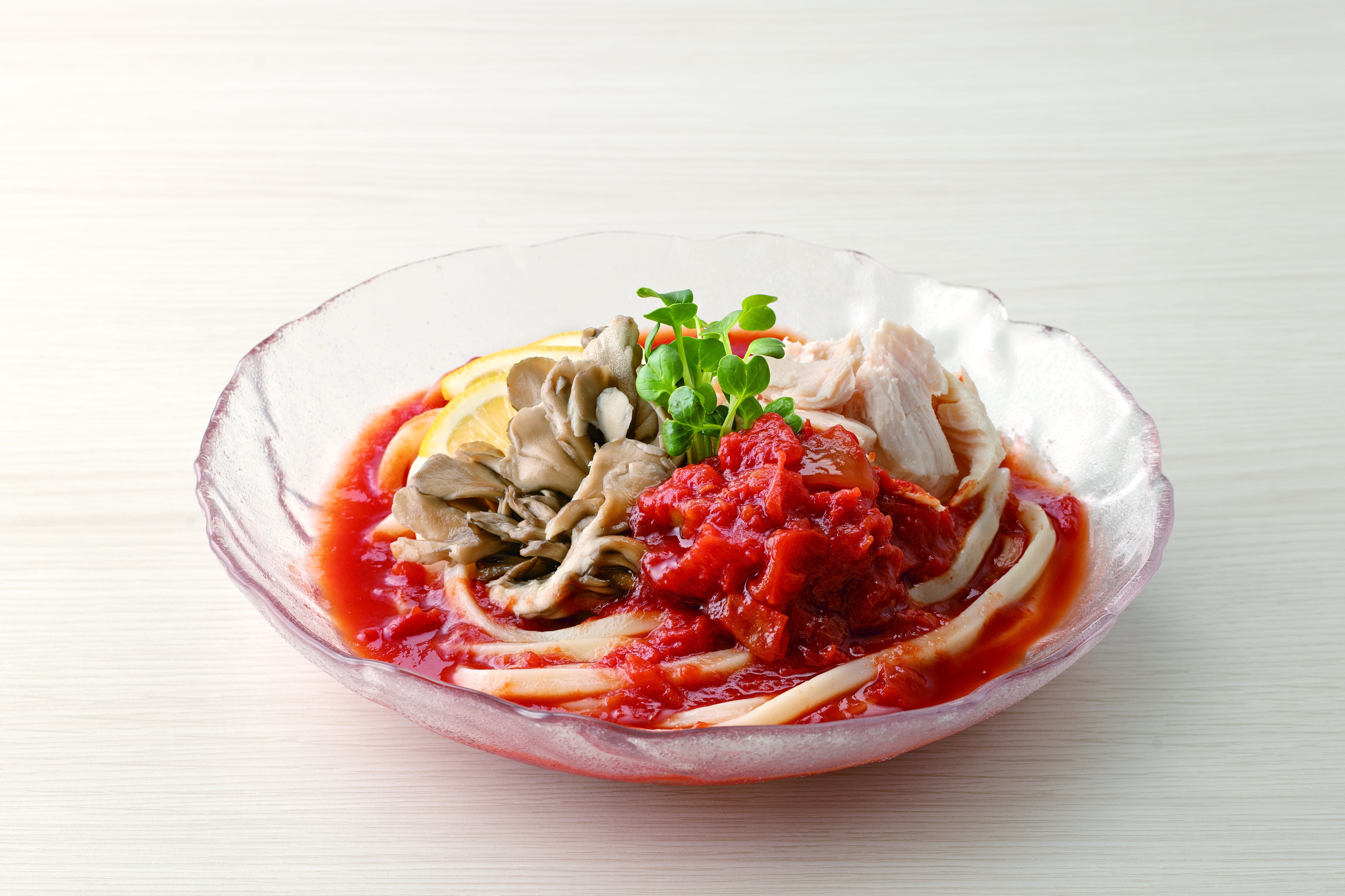 おうどんさま　専用 まいたけとトマトの冷製うどん｜Vマーク：信頼の生活ブランド｜株式