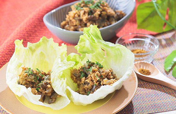 なすと鶏のトマト煮｜Vマーク：信頼の生活ブランド｜株式会社八社会